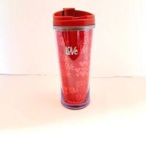 Starbucks 2010 Valentines 8 Oz Red Love Tumbler Mug‎